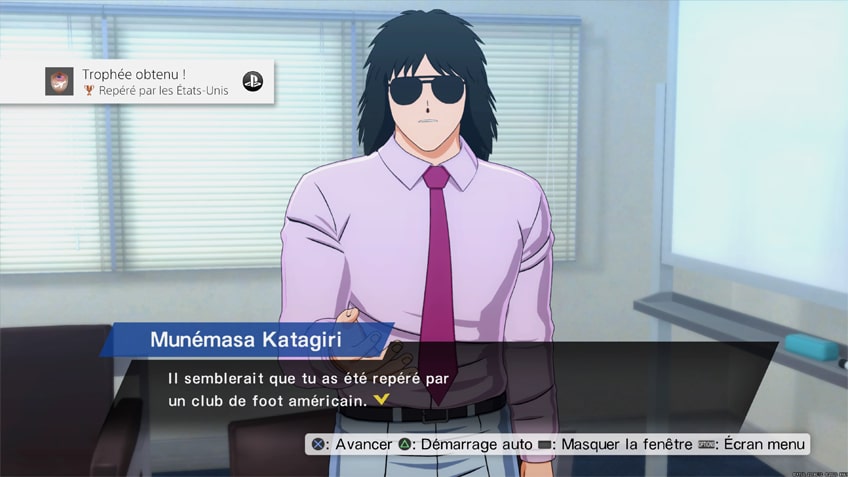 Comment obtenir le trophée Repéré par les Etats-Unis : Captain Tsubasa